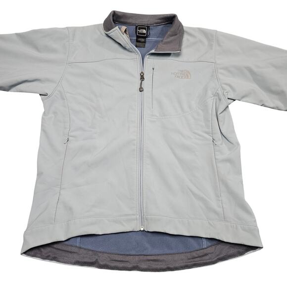 The North Face Jacket Large Summits Project Apex Softshell Light Blue Baby Lined - Picture 1 of 11